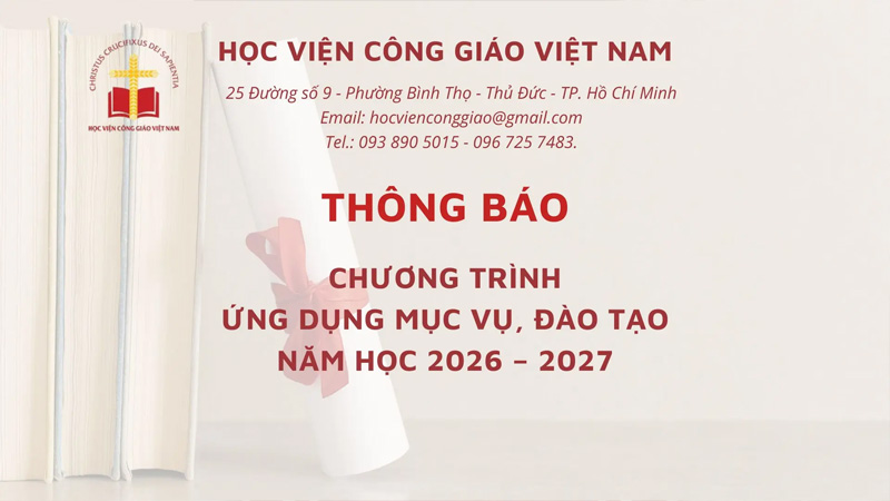 hoc vien cong giao viet nam thong bao chuong trinh ung dung muc vu dao tao nam hoc 2026 – 2027