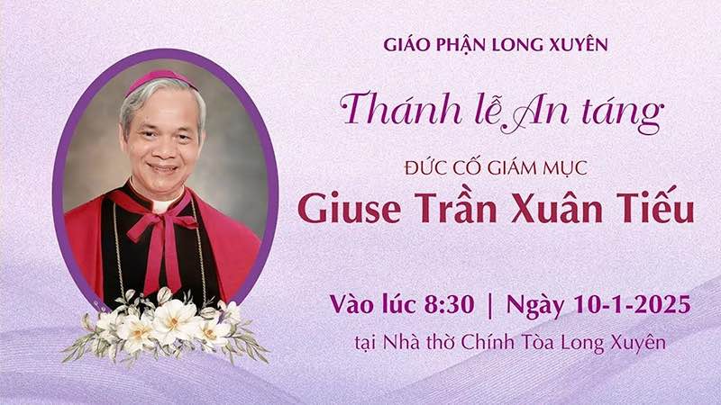 truc tiep thanh le an tang duc giam muc giuse tran xuan tieu vao luc 0830 thu sau ngay 10012025