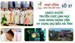 nhip song giao hoi viet nam so 37 029   0892025 thanh carlo acutis   truyen chuc linh muc   khai giang chung vien   hy vong sau bao ha tinh