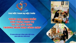 thu moi tham du hoi thao “nang cao tinh than dan than phuc vu va tai cau truc truong mam non cong giao”