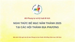 nghi thuc be mac nam thanh 2025 tai cac hoi thanh dia phuong