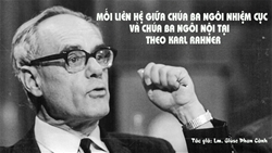 moi lien hê? giua chua ba ngoi nhiem cuc va chua ba ngoi noi tai  theo karl rahner