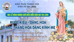 dai le hanh huong gioi hien mau giao hat ba lang  ruoc kieu dang hoa be mac thang kinh duc me do duc tong giuse nguyen chi linh chu su