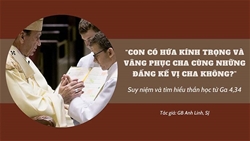 “con co hua kinh trong va vang phuc cha cung nhung dang ke vi cha khong”