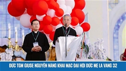 dien van khai mac dai hoi hanh huong duc me la vang lan thu 32 cua duc tong giam muc giuse nguyen nang