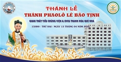 video thanh le mung kinh thanh phaolo le bao tinh   bon mang tieu chung vien va sinh vien cong giao thanh hoa que nha