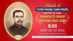 Thánh lễ Tuyên phong Chân phước Phanxicô Xaviê Trương Bửu Diệp | 8:00 ngày 2-7-2026