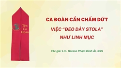 ca doan can cham dut viec “deo day stola” nhu linh muc
